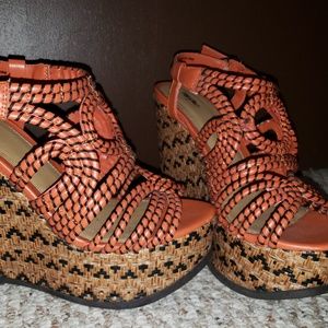 Orange Mossimo Wedges